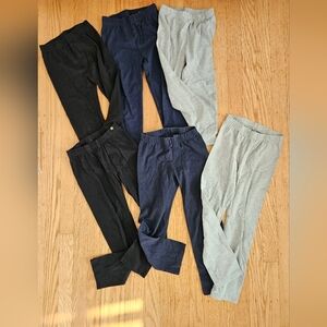 GAP Kids' Leggings in Black, Blue, and Gray Size 6-7Y